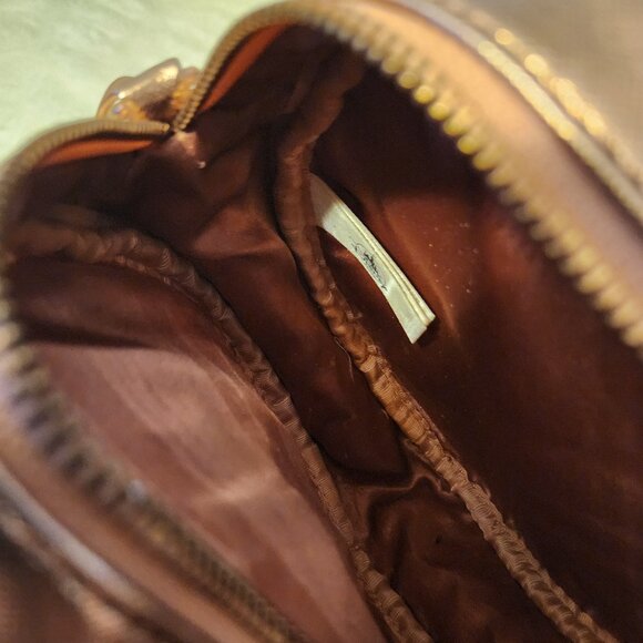 Disney Parks Girls Rose Gold Minnie Mouse Round Sparkly Purse - Picture 8 of 12